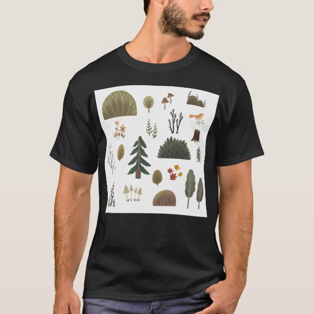 Camiseta Patrón natural (Anverso)