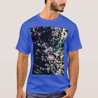 Camiseta Patrón natural 4 Gráfico azul birch