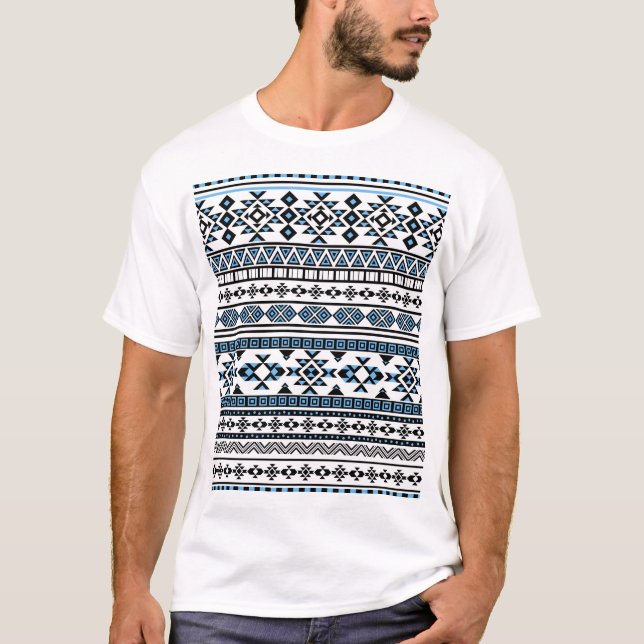 Camiseta Patrón Navajo Geométrico del Triángulo Étnico (Anverso)