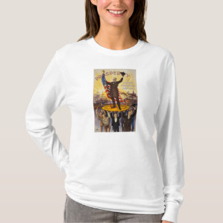 Camiseta Patrón oro del poster de la campaña de William