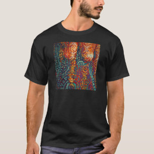 Camiseta Patrón Paisley coloreado