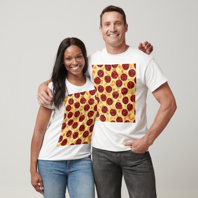 Camiseta Patrón Pepperoni Pizza (Unisexo)