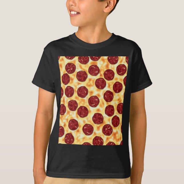 Camiseta Patrón Pepperoni Pizza (Anverso)