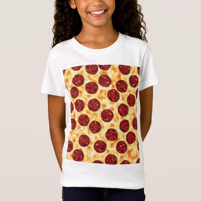 Camiseta Patrón Pepperoni Pizza (Anverso)