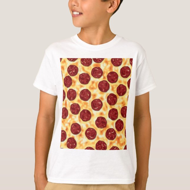 Camiseta Patrón Pepperoni Pizza (Anverso)