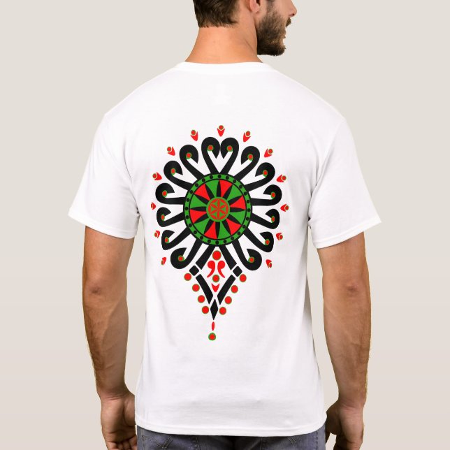 Camiseta Patrón popular de los montañeses polacos - Parzeni (Reverso)