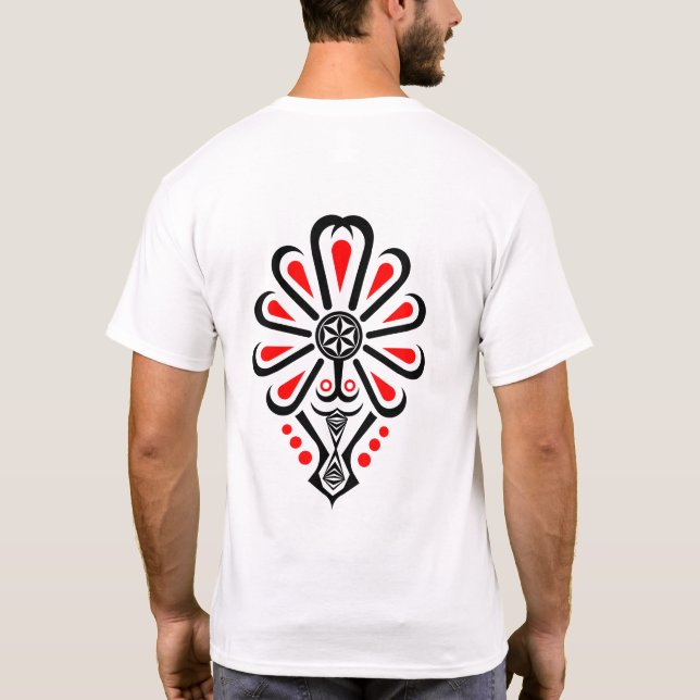 Camiseta Patrón popular de los montañeses polacos - Parzeni (Reverso)
