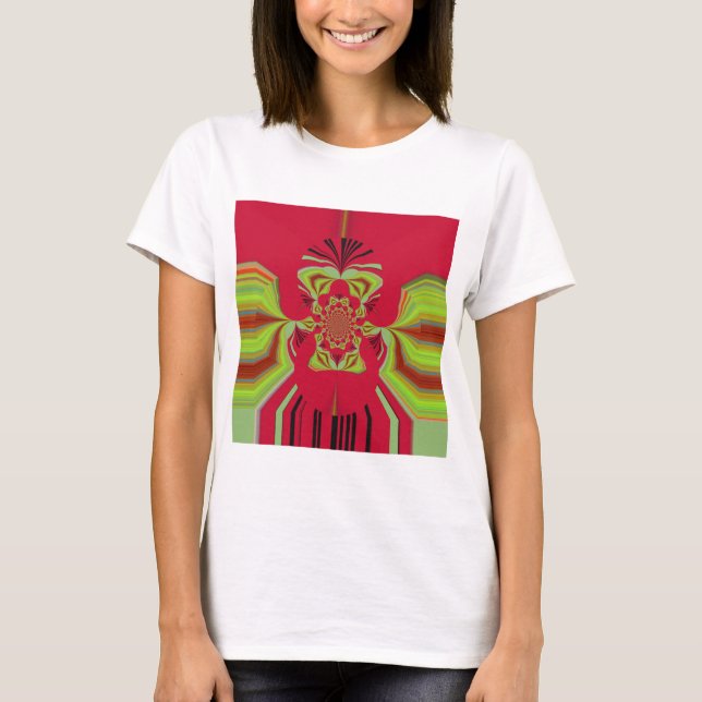 Camiseta Patrón rojo Hakuna Matata (Anverso)