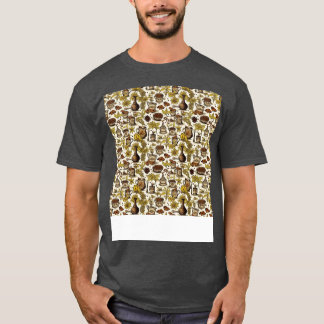 Camiseta Patrón sin foco de especias hierbas marinas Jar In