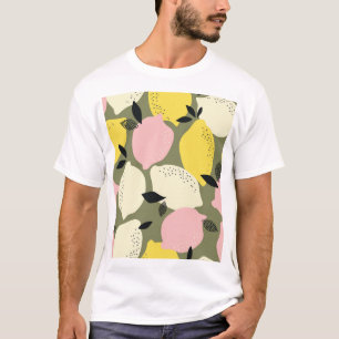 Camiseta Patrón sin soldadura de cítricos