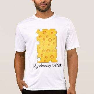 Camiseta Patrón suizo de textura con queso Cheezy