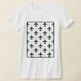 Camiseta Patrón tradicional de lirio real