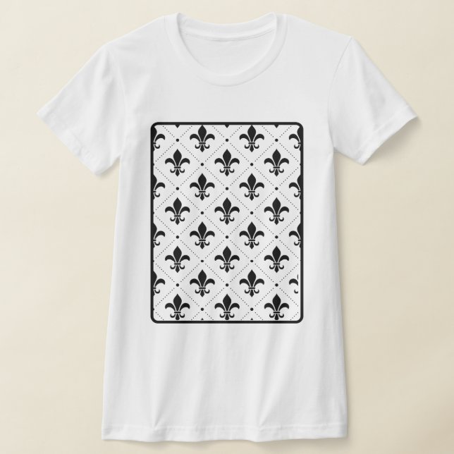 Camiseta Patrón tradicional de lirio real (Distribución)