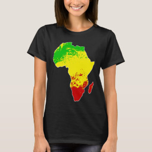 Camiseta Patrón Tradicional Rastafari Africano