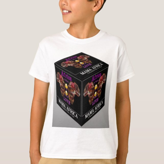 Camiseta Patrón tribal étnico de Mama Africano (Anverso)