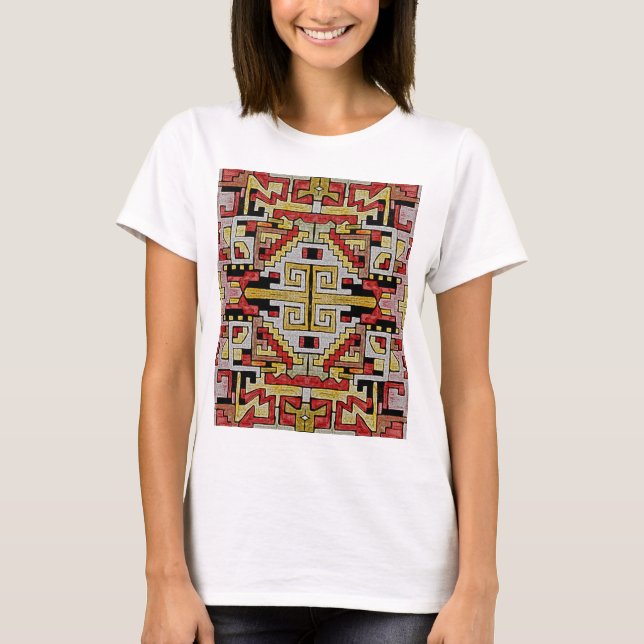 Camiseta Patrón tribal/étnico geométrico (Anverso)