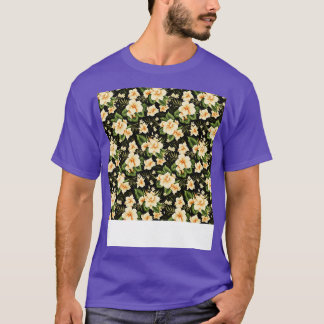 Camiseta Patrón tropical sin foco Hawai Hibiscus Monste