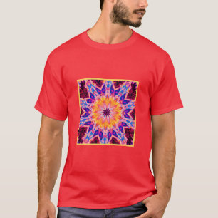 Camiseta Patrón vibrante arte de poder