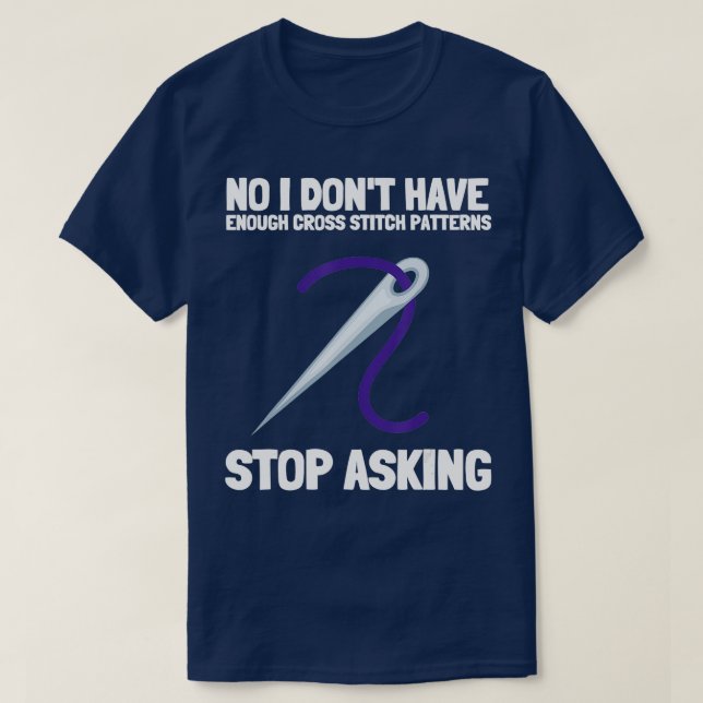 Camiseta Patrón Y Tejido Cruzado De Needlepoint 1 (Diseño del anverso)