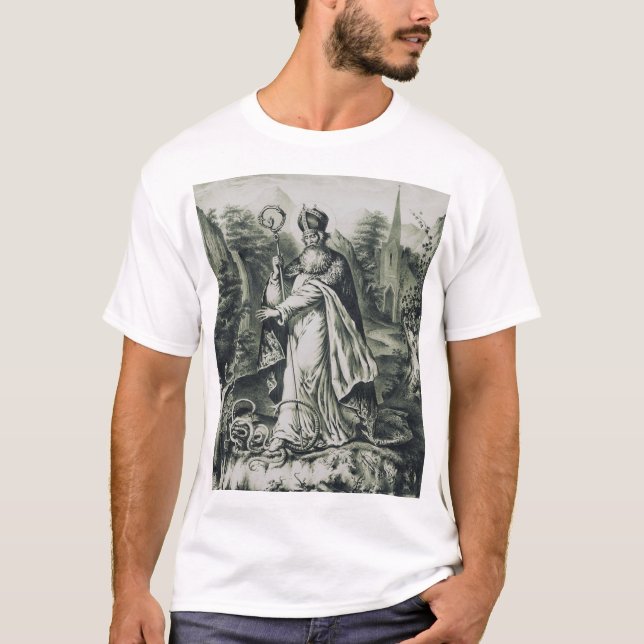 Camiseta Patrona de San Patricio de Irlanda (Anverso)