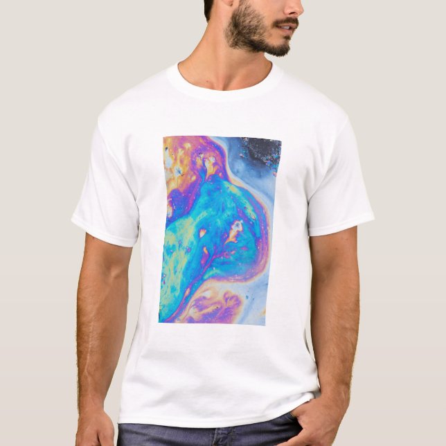 Camiseta Patrones de aceite coloridos, Canadá (Anverso)