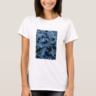 Camiseta Patrones de escarcha en primer plano, California