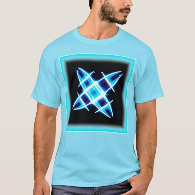 Camiseta Patrones de estrellas brillantes. ¡Hazte con una e (Anverso)