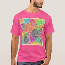 Patrones de huellas digitales coloridos Resumen de