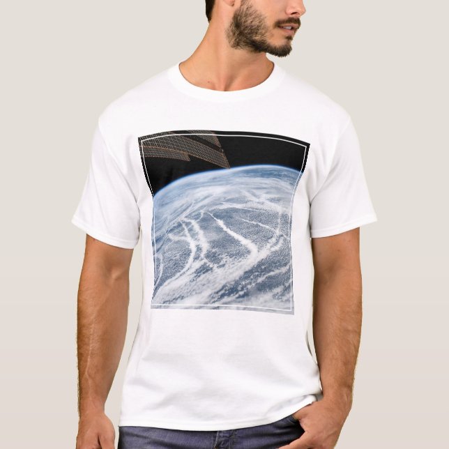 Camiseta Patrones De Nubes Al Sur De Las Islas Aleutianas. (Anverso)