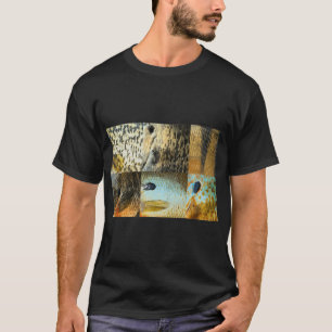 Camiseta Patrones de piel de panfish (Natural) Múltiples