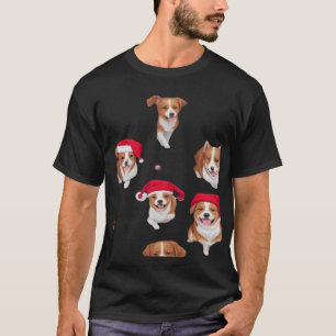 Camiseta patrones divertidos navidad yule yuletide T-S clás