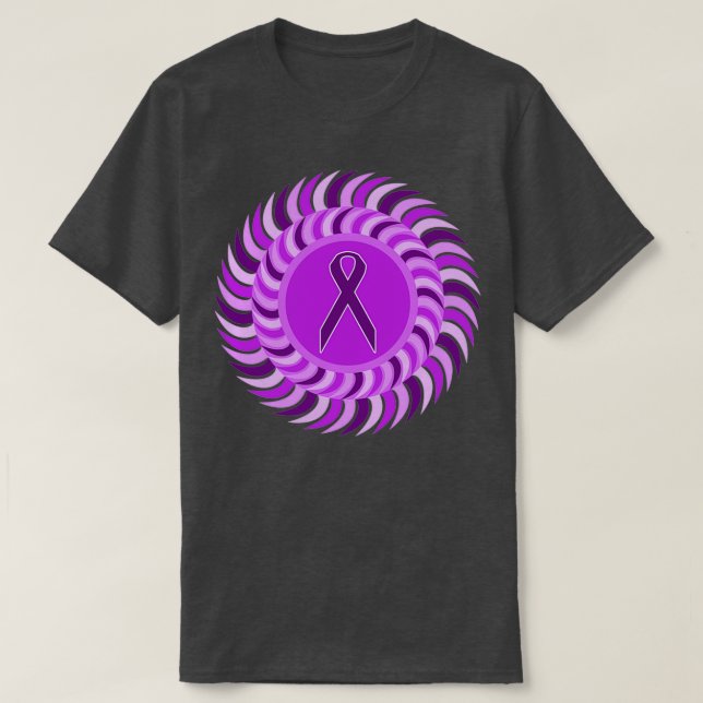 Camiseta Patrones Purple Sun (Diseño del anverso)