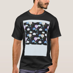 Camiseta Patrones Transporte Balones de aire caliente Pullo