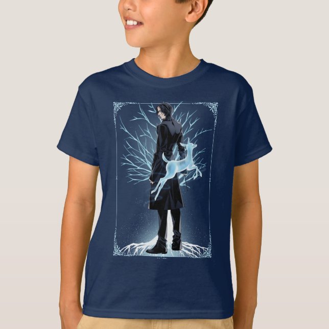 Camiseta Patrono de Doe de Anime Severus Snape (Anverso)