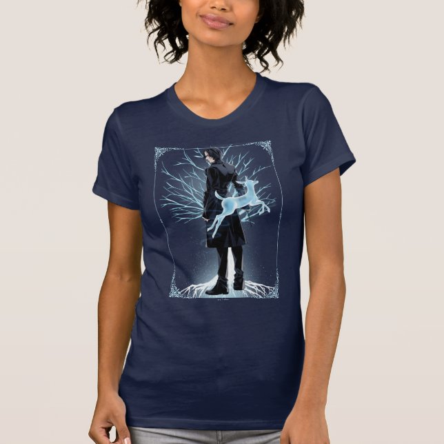 Camiseta Patrono de Doe de Anime Severus Snape (Anverso)
