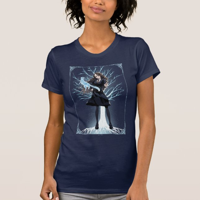 Camiseta Patrono Otter de Anime Hermione Granger (Anverso)