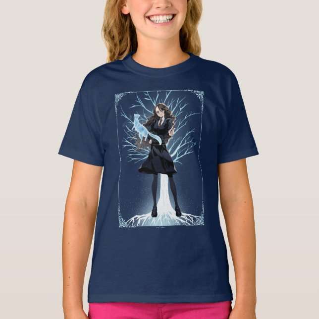 Camiseta Patrono Otter de Anime Hermione Granger (Anverso)