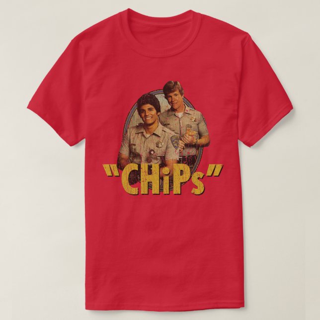 Camiseta Patrulla de autopistas CHiPs 1977 (Diseño del anverso)