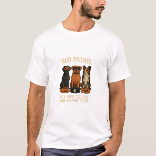 Camiseta Patrulla de Boo Equipo de Perros de Halloween