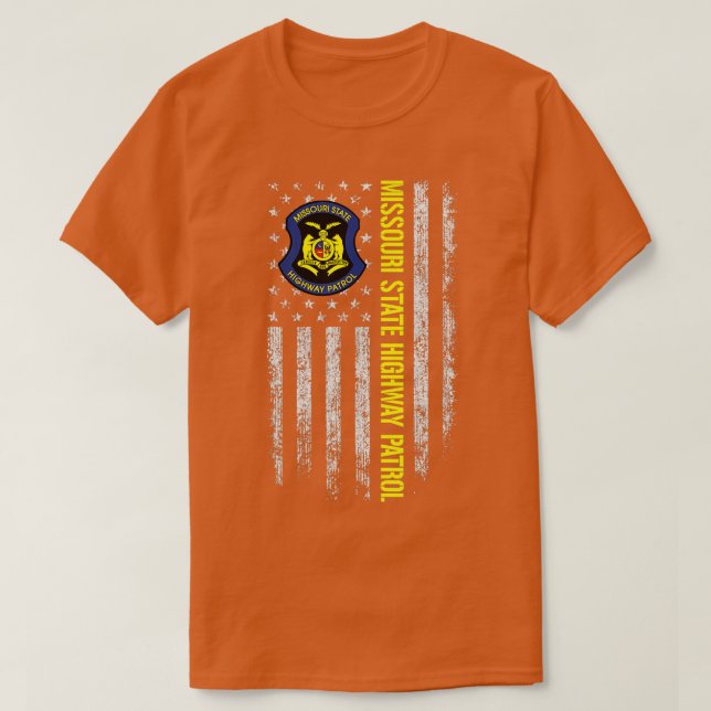 Camiseta Patrulla de carreteras del estado de Misuri Bander (Diseño del anverso)