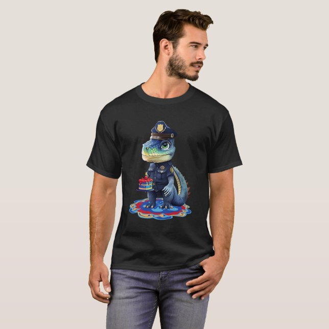 Camiseta Patrulla de Cumpleaños Gator (Anverso completo)