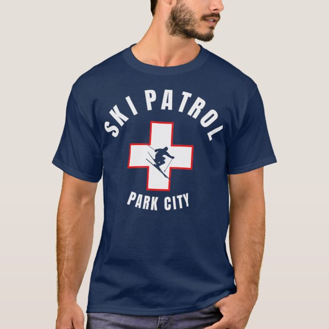 Camiseta Patrulla de esquí de Park City Utah (Anverso)