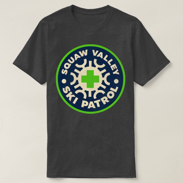 Camiseta Patrulla de esquí de Squaw Valley (Diseño del anverso)
