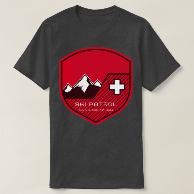 Camiseta Patrulla de esquí Premium (Diseño del anverso)