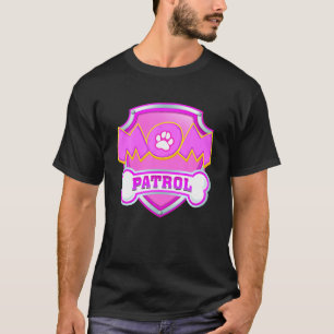 Camiseta Patrulla De Mamá Graciosa - Mamá Perro, Papá Para