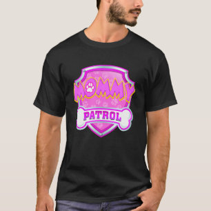 Camiseta Patrulla de mamás divertida - Perro Mamá, Papá Par