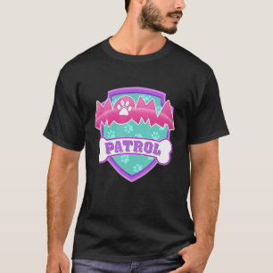 Camiseta Patrulla De Moma Graciosa - Perro Mamá, Papá Para 
