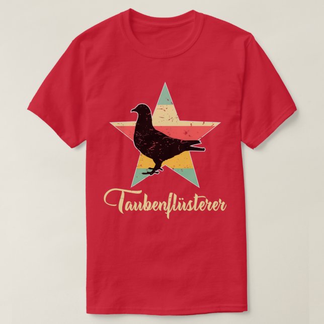 Camiseta Patrulla de pichón de susurro de paloma de paloma  (Diseño del anverso)