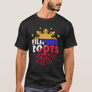 Camiseta Patrulla de raíces filipinas con la bandera filipi