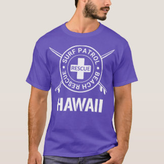 Camiseta Patrulla de Surf de Hawaii y rescate de playa